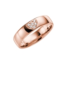 14K rosegouden trouwring diamant Pioenroos H76R (1026201)