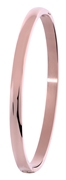Gerecycled stalen armband bangle roseplated (1026425)