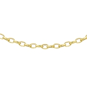 375 Gold Halskette Jasseron mit Diamantschliff (1047274)
