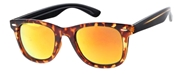 Bruine zonnebril met print en spiegelglazen (1049454)