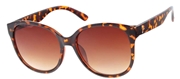 Leoparden- Sonnenbrille mit unifarbenen Elementen (1049469)