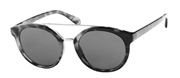 Sonnenbrille, schwarz mit silberfarbenen Elementen (1049472)