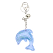 Silberfarbener Schlüsselanhänger Delfin (1052358)