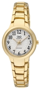 Q&Q horloge met goudkleurige stalen band (1057847)