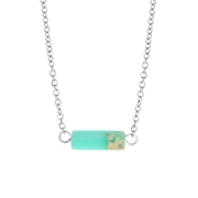 Turquoise stalen ketting (1061571)