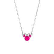 Zilveren ketting Minnie Mouse roze (1069558)