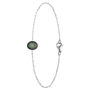 Armband aus Edelstahl mit grünem Aventurin-Quarz (1069852)