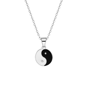 Stalen ketting met ying yang (1070148)