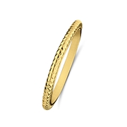 Ring aus Edelstahl, vergoldet, Kugeln (1070503)