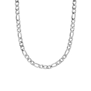 Halskette aus Edelstahl, mit Figaroglied, 5 mm (1070588)