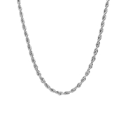 Halskette mit Kordelglied aus Edelstahl, 3 mm (1070592)