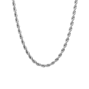 Halskette mit Kordelglied aus Edelstahl, 5 mm (1070596)