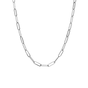 Halskette mit Closed forever-Glied aus Edelstahl, 4 mm (1070608)