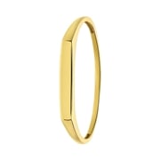14 karaat geelgouden ring met bar (1070652)