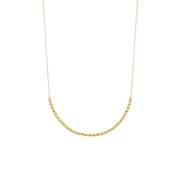 14 Karat Gelbgold Halskette mit Diamantschliff (1070661)