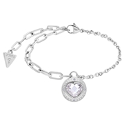 Guess Armband aus Edelstahl, ROLLING HEARTS (1071229)