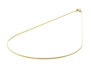 Halskette, 585 Gelbgold, 50 cm, venezianische Glieder 1,2 mm (23305355)