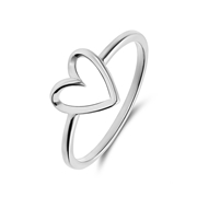 Zilveren ring hart (1071064)