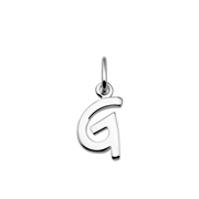 Zilveren  letterhanger G (1018486)