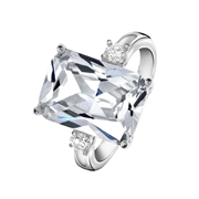 Zilverkleurige bijoux ring - Not the ring (1055467)