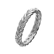 Zilveren ring vlecht zirkonia (1068918)